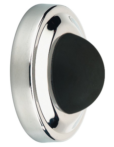 Wall Bumper Door Stop Satin Stainless, 27mm Projection