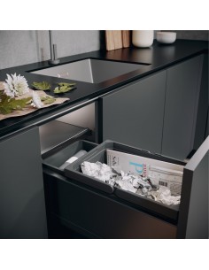 300mm VS Waste Bin Envi Space XX Pro Lava 33L 476 Depth 50344310 2