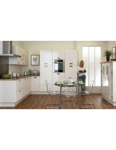 Duleek High Gloss Ivory Modern Kitchen Doors/Units