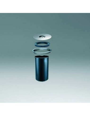 Wesco Ergo Master Worktop Waste Bin 5L Stainless Steel Inset Flush Fit 060014-47