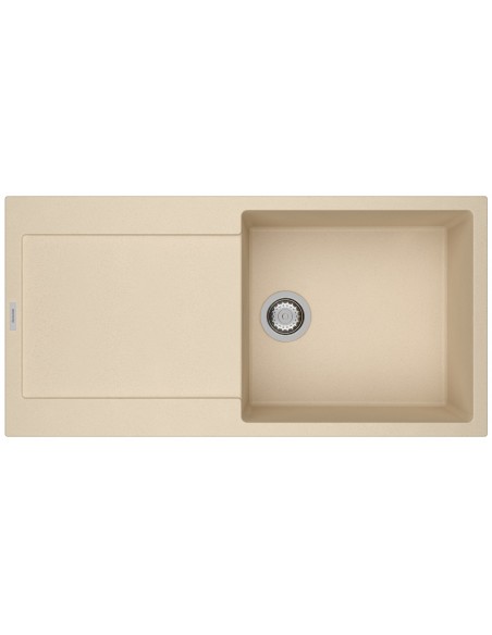 Clearwater Carina D100L Moonstone Quarsil Granite Kitchen Sink & Waste CARD100LMS