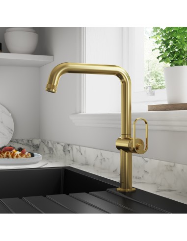 Clearwater Tivoli D100S Onyx Black Granite Kitchen Sink & Waste TIVD100SON