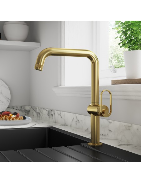Clearwater Tivoli D100S Nero Black Granite Kitchen Sink & Waste TIVD100SNE