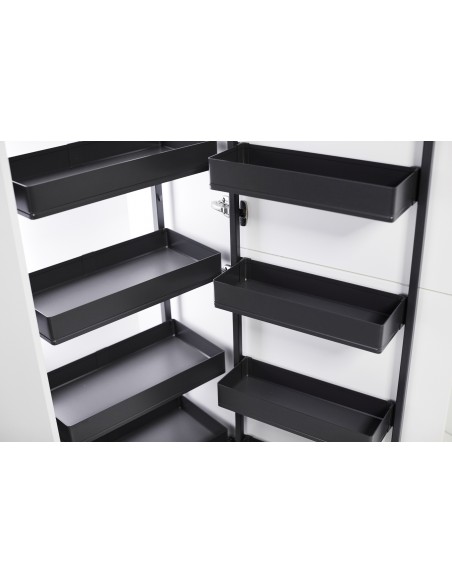 Kessebohmer 500mm Tandem Larder Kitchen 1700+ PURE Anthracite Pantry KAPTLF500
