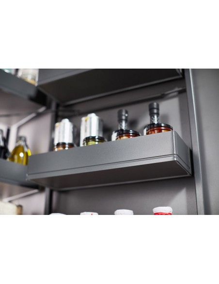 Kessebohmer 500mm Tandem Larder Kitchen 1700+ PURE Anthracite Pantry KAPTLF500
