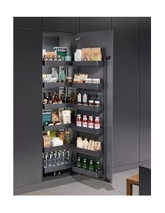 600mm Tandem Kitchen Larder Kessebohmer Pure Six Tier 1700 Anthracite KAPTLF600