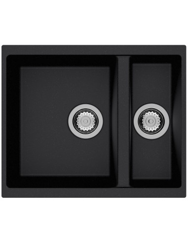 Clearwater Siena N150 Onyx Granite Kitchen Sink Waste & Plumbing SIEN150ON