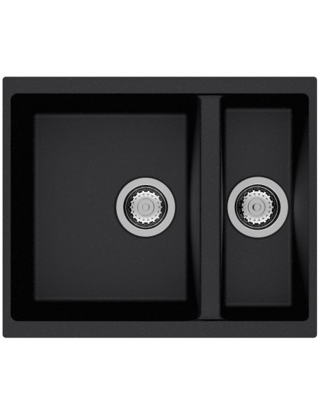 Clearwater Siena N150 Onyx Granite Kitchen Sink Waste & Plumbing SIEN150ON