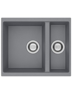 Clearwater Siena Granite Croma Grey Kitchen Sink 1.5 Waste & Plumbing SIEN150CR 2