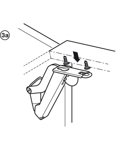 FREE Space 1.11 Lift Up Flap Hinge Set, White...