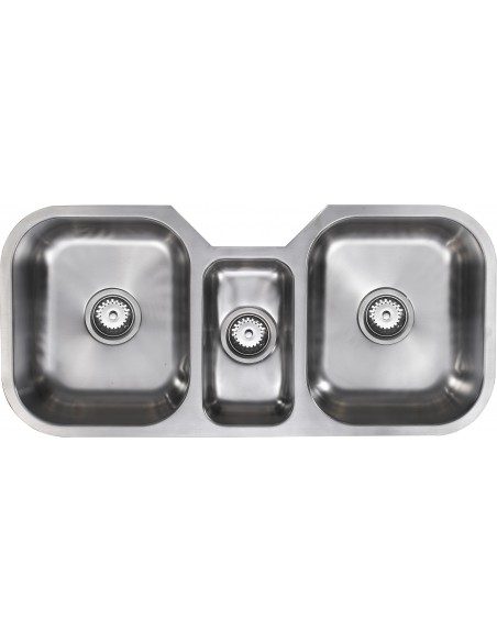 ETROTRIO 960/450U Kitchen Sink 3.0 Undermount 1.2mm Stainless 1810 ET/9645/U/MS/102