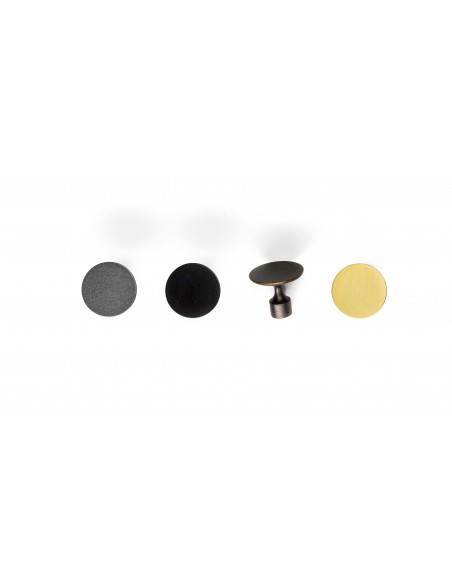 Pewter Door Knob Handle, 35mm Pair The Scope
