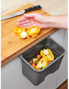 Ninka BioBin Food Caddy Kitchen Door Fix 4.2L Lid Grey 50247996