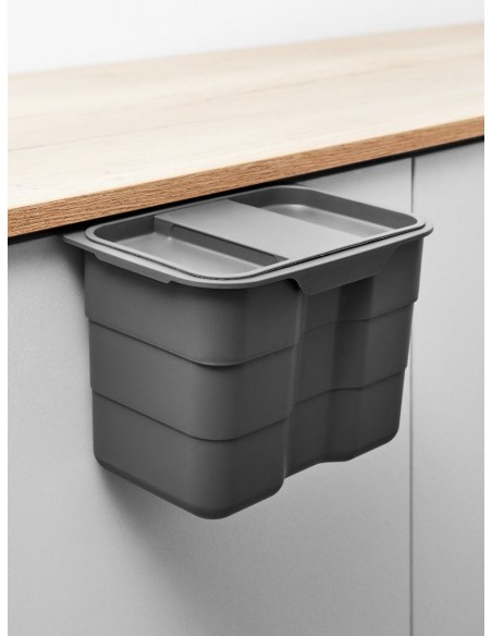 Ninka BioBin Food Caddy Kitchen Door Fix 4.2L Lid Grey 50247996