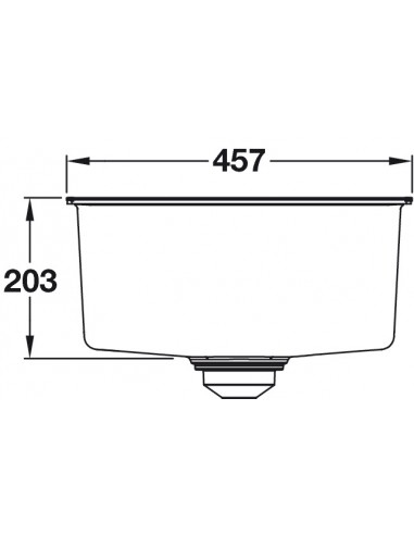 Grohe K700 Kitchen Sink 1.0 Bowl Black Granite Inset / Undermount 57041490