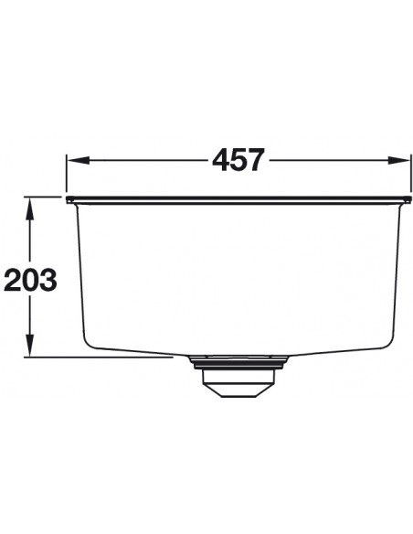 Grohe K700 Kitchen Sink 1.0 Bowl Black Granite Inset / Undermount 57041490