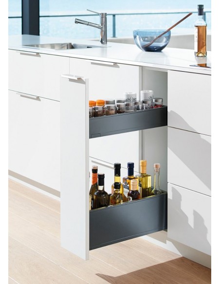 200mm Blum Legrabox Space-Twin Base Pull-Out Drawers 450 / 500mm Depth