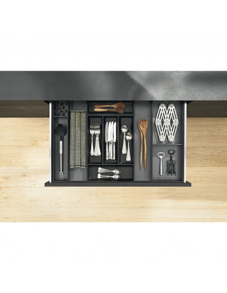 Ambia-Line Utensil Insert 200mm Orion Grey 500mm Depth