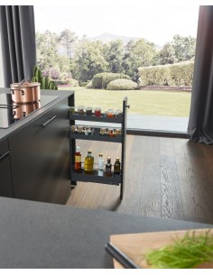 Peka Pinello Spice 3-Tier 150mm Base Pull Out Legrabox Soft Closing 2
