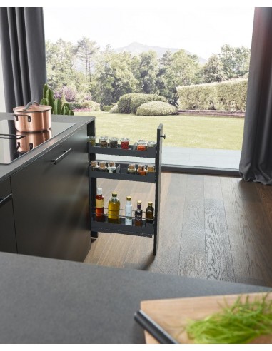 Peka Pinello Spice 3-Tier 150mm Base Pull Out Legrabox Soft Closing