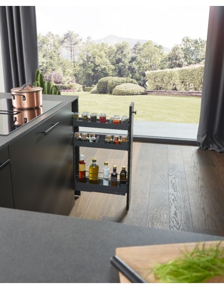 Peka Pinello Spice 3-Tier 150mm Base Pull Out Legrabox Soft Closing