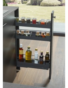 Peka Pinello Spice 3-Tier 150mm Base Pull Out Legrabox Soft Closing