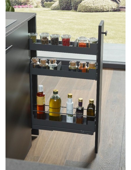 Peka Pinello Spice 3-Tier 150mm Base Pull Out Legrabox Soft Closing