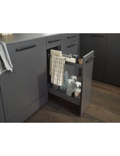 300mm Peka Pinello Towel Rail & Pull-Out + Legrabox Blumotion Runners BS30TOWEL 2