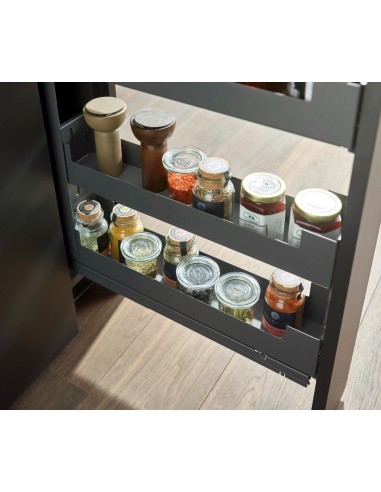 Peka 150mm Base Pull-Out Pinello Spice Jar Blum Softclosing Runners