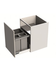 P-One 60 Extra Large Kitchen Waste Bin Tecnoinox 2