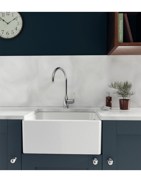 Abode Belfast 600mm Farmhouse Kitchen Sink FREE WASTE AW1022