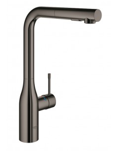 Essence Grohe Hard Graphite, Pull out spray tap, five year Grohe warranty