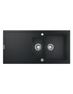 Grohe K400 Black Granite Kitchen Sink 31642AP0 1.5 Bowl 57041470 2