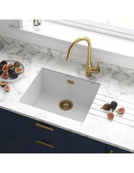 Clearwater 90mm Artisan Brass Waste Artisan Sink Strainer Plug Overflow W90AB or W90OAB