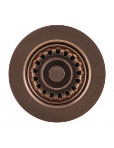 60mm Regency Copper Strainer Waste Kitchen Sink Plug 85mm Flange WRPRC