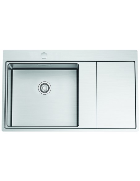 Clearwater Xeron 86 Kitchen Sink Square 1.0 Compact 1.2mm Stainless Steel