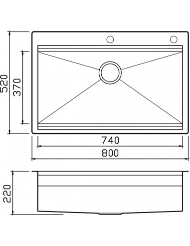 Clearwater Urban Smart 800x520 Kitchen Sink,...