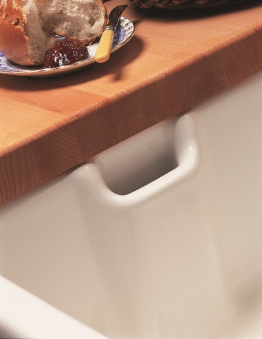 Thomas Denby Belfast 600mm Kitchen Sink Ceramic Apron Front TBE600