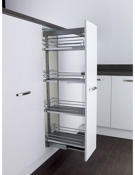 300mm Kessebohmer Studio Larder Arena Pull Out 1200-1600mm Dispensa KSALF300FESC
