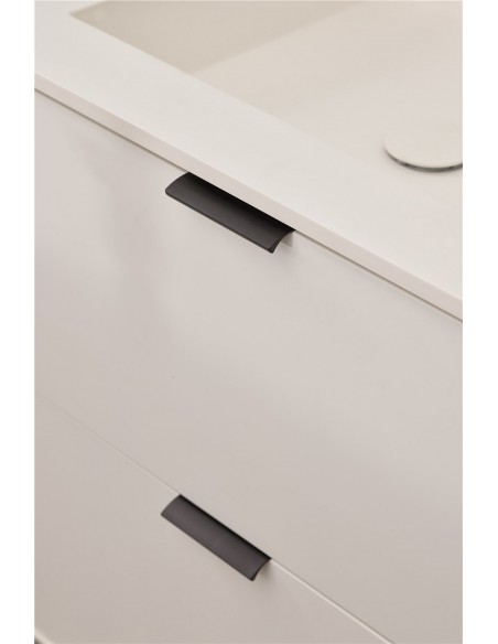 419720040-S8000 Furnipart Door handles, Edge straight, Anthracite
