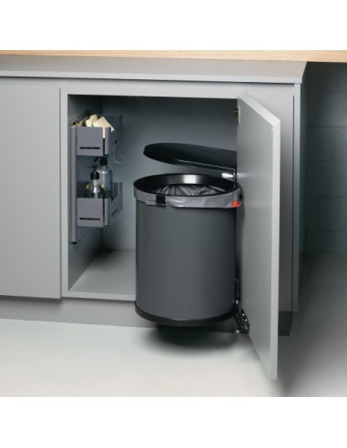 Peka Mullboy 1 Auto Opening Lid Kitchen Waste Bin Large 30L Min 450mm 200.0043.43