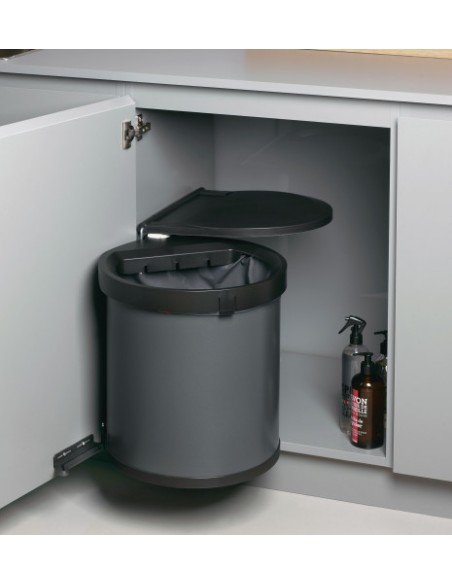 Peka Mullboy BIG Kitchen Waste Bin Big 40L Auto Opening Lid Anthracite 200.1134.43AN