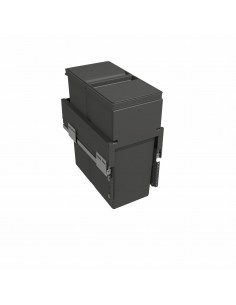 300mm Kitchen Waste Bin Door Fix Gollinucci Grey 40L GRASS Runners 580PL/30GY 2