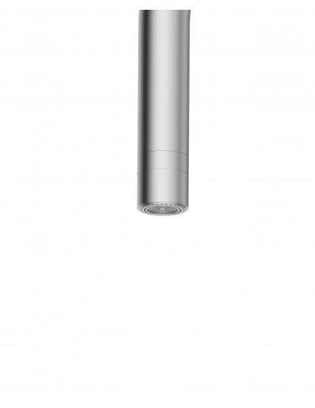 Clearwater Topaz Kitchen Tap J Spout Brushed Nickel Twin Lever