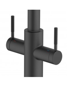 Clearwater Topaz Matt Black Kitchen Tap 2
