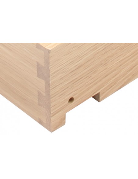 Solid Oak Dovetail Drawer Box 90mm High 440mm Depth 300-1000mm Width 55724452