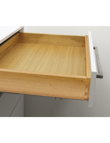 Solid Oak Dovetail Drawer Box 90mm High 440mm Depth 300-1000mm Width 55724452