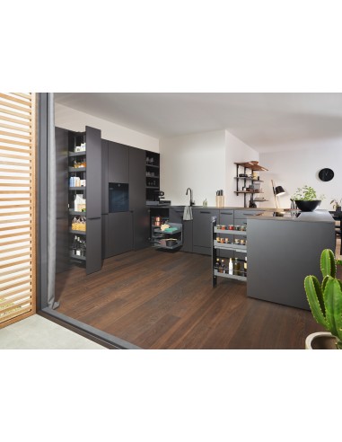 Peka Magic Corner Comfort LIRO 450mm Antracite, Kitchen corner storage