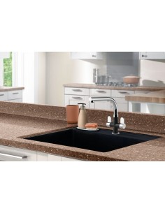 Miram Clearwater tap, Nero & Chrome 2