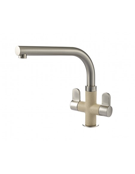 Moonstone & Brushed Miram granite kitchen match tap, Clearwater